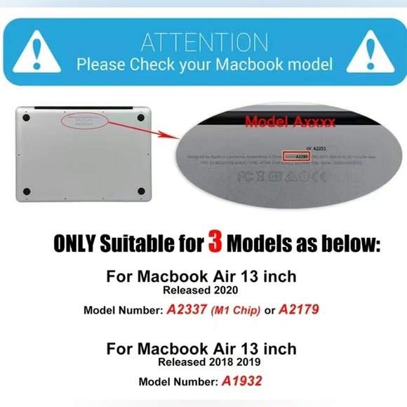 Protective Keyboard Cover Skin For MacBook Air 13 Inch - Picture 4 of 4